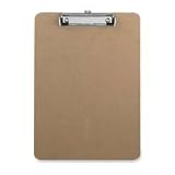 Hardboard Clipboard, Nickel Plated Clip, 9x12-1/2, Dark Brown (SPR20894) Category: Clipboards