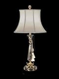 DALE TIFFANY - MT700855: 14X29 COLLIER TABLE LAMP - LIGHT ANTIQUE BRASS