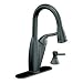 Moen Solidad CA87559BL One-Handle High Arc Kitchen Faucet - Matte Black