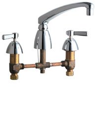 Chicago Faucets 201-AL8CP Kitchen W/O Spray