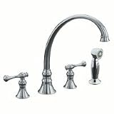 Kohler K-16109-4A Revival Kitchen Faucet, Chrome