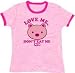 PETA - Love Me, Don't Eat Me - Pink Women's / Girls T-shirt (Girlie / Babydoll)