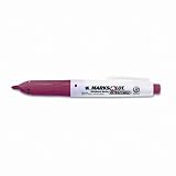 AVE29832 Retractable Dry Erase Marker, Nontoxic, Low Odor, Red, 4 Markers/Box