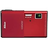 Nikon Coolpix S80 14.1 MP Digital Camera with 3.5-Inch OLED Touchscreen and 5x Wide-Angle Zoom Nikkor ED Lens (Red)