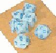 Chessex Gaming Dice Set: Blue
