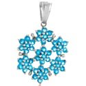 1.96ct Neon Apatite Sterling Silver Pendant