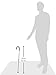 DMI Deluxe Adjustable Walking Cane for Men and Women with Smooth Grip, Silver