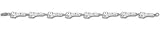 Florida Marlins Solid Sterling Silver ''MARLINS'' Bracelet 7 1/4''