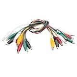 Test Lead Set ( 10 cables 5 colour) with clips Kitchen & Housewares