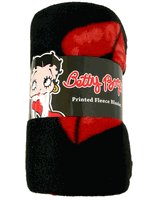 Betty Boop Blanket : Betty Printed Fleece Blanket
