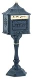 Colonial Pedestal Mailbox - Antique Mocha