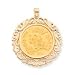 14k 1 oz Mounted Panda Coin in Coin Bezel Pendant