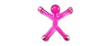 Mini Bendable Strong Rare Earth Bright Pink Q-Man Magnet