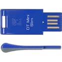 Kingston DataTraveler Mini Slim 4 GB USB 2.0 Flash Drive DTMSB/4GB (Blue)