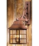 IMAGE OF Hanover Lantern B8325ASI Revere Large 3 Light Outdoor Wall Light in Antique Silver with Clear Seeded Beveled Acrylic Panels glass