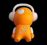 Produkt-Bild: 8GB 'Music Guy' Musik Kerl USB 2.0 High Speed Silikon Stick Pen Disk f&uuml;r Windows und MacOS gro&szlig;es Geschenk (8GB, Orange)