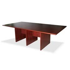 LLR69148 - Rectangular Conference Table, 48x96x1-1/4, Mahogany