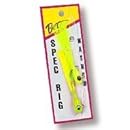 Betts 780-8HVY-5 1/4-Ounce Magnum Spec Rig, Chartreuse Finish