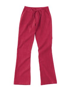 Yoga Clothing - Ladies Authentic Pigment Stretch Yoga Pants - Poppy Red