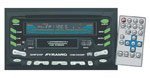 Pyramid CDRCS90MP - Radio / CD / MP3 player / cassette player - Double-DIN - in-dash - 40 Watts x 4