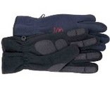 Jersey Lined Arctic Fleece Gloves Size Large, Black Color