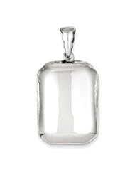 Genuine IceCarats Designer Jewelry Gift Sterling Silver Polished Locket