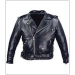 Tall Size Men's Leather Motorcycle Jacket MJ400Tall