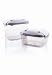 Kitchen & Housewares : Zevro Food Canisters 2-pc. Set - Rectangle