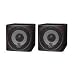Pyle Home PCB3BK 3-Inch 100-Watt Mini Cube Bookshelf Speakers - Pair (Black)
