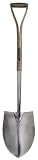Bosmere 4475RM Spear and Jackson Stainless Steel Point Shovel, Round