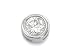 9ct White Gold Cubic Zirconia Single Earrings