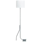 OttLite 25A9246K Astor Floor Lamp in Brushed Steel