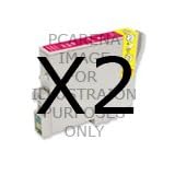PCArena - 2 Magenta Ink Cartridges for Epson Stylus D78 DX4000 DX4050 DX5000 DX5050 DX6000 DX6050 DX7000 Compatibles T713