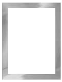 Our new aluminum series in silverplate is fresh and contemporary - 4x6