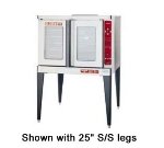 Single Deck Electric Convection Oven, Standard, 6 in Legs, 480/3