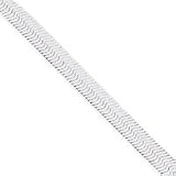 Sterling Silver 8.75mm Magic Herringbone Chain - 24 Inch - Italian