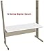 BenchPro Grant Series Modular Laboratory Workbench with Class 100 Cleanroom Top, 2000 lbs max capacity, 24" Depth x 48" Width x 30" Height