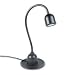 Electrix Illumination 6000-BK Zoom-in halogen desk lamp, 27 reach flexible arm, black