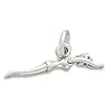 Low price Swimmer Charm Diver Sterling Silver