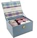 CANDLE GIFT BOX MEREDITH by CANDLE GIFT BOX MEREDITH For unisex BOX SET CONTAINS ONE JASMINE & LILY MEDIUM FROSTED VASE & SIX VOTIVES FEATURING JUNIPER & LIME AND JASIMINE & LILY AND MAGNOLIA & CASSIS (Candle - unisex Scented) Image