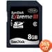 SanDisk SDSDRX3-8192-A21 8GB Extreme III SDHC Card (Black)