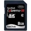 SanDisk SDSDRX3-8192-A21 8GB Extreme III SDHC Card (Black)
