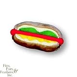 Booda Soft-Bite Toy Hot Dog - Medium Size