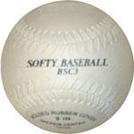 Set of 6 Olympia Softy 9 Rubber Baseball