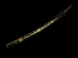 Fully Handmade Black Full Tang Japanese Samurai Katana Sword #332