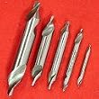Anytime Tools 5 Lathe Mill CENTER DRILL COUNTERSINK Bit Tooling SET