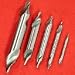 5 Lathe Mill CENTER DRILL COUNTERSINK Bit Tooling SET