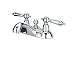 Pegasus Faucet Bathroom Two Handle k800-148 643P