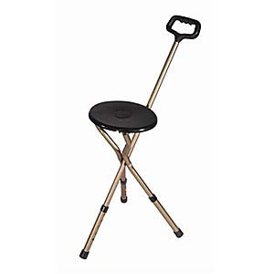 Folding Seat Cane 250 lb Weight Capacity