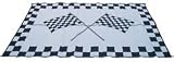 Reversible Patio Mat, 6 x 9, Racing by Patio Mats